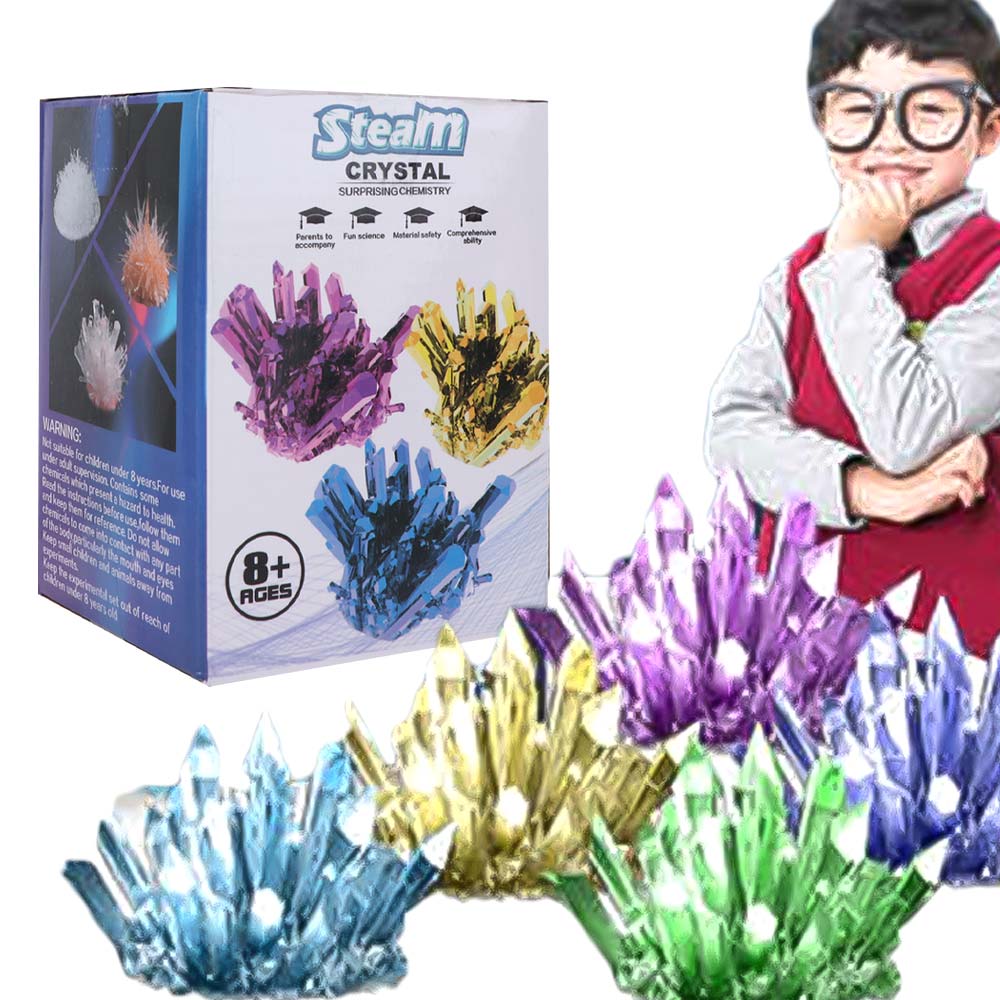 Crystal Growing Kit - Kristallen kweken Kristallen kweken Wetenschapskit Gekleurde