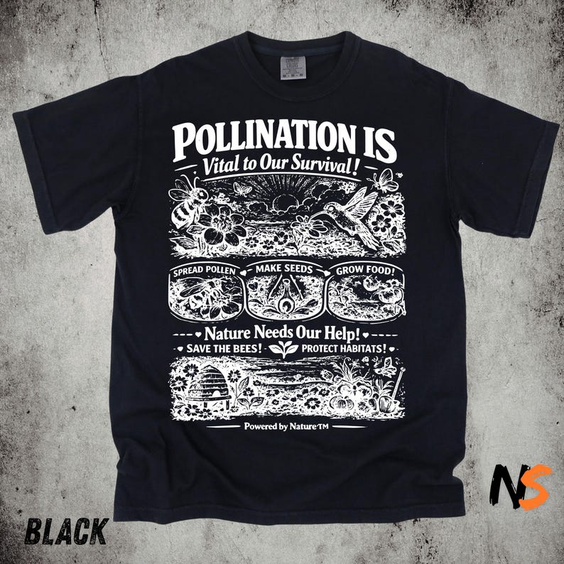 Bee Pollination Vintage Shirt, - Science Nature recensie en prijs